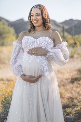 Maternity Mama - This gorgeous Mama is in bloom with the desert! Maternity Mama - This gorgeous Mama is in bloom with the desert!