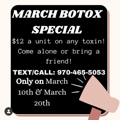 Monthly Specials - Check out our monthly specials! Monthly Specials - Check out our monthly specials!