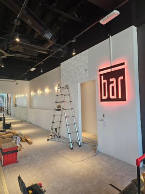 🇺🇸 Commercial Wallpaper Projects in Austin, TX - From high-traffic restaurants to boutique hotels, at MC Wallpaper Hanging we bring the same level of precision and professionalism to every commercial wallpaper project. Based in Austin, we proudly work with businesses of all kinds — cafés, gas stations, salons, office spaces, gyms, retail shops, hotels, and more. Whether it’s durable vinyl wallcovering, modern peel & stick wallpaper, or specialty textured materials, we understand the demands of commercial interiors and deliver clean, lasting results with minimal disruption to your operations.

With experience across Austin and surrounding areas like Round Rock, Cedar Park, San Marcos, and even San Antonio, our team is ready to take on projects of any scale. We work weekends and evenings. From single accent walls to full-space transformations, we collaborate closely with business owners, designers, and contractors to ensure each space reflects your brand’s personality and quality.

We don't just install wallpaper — we install confidence.