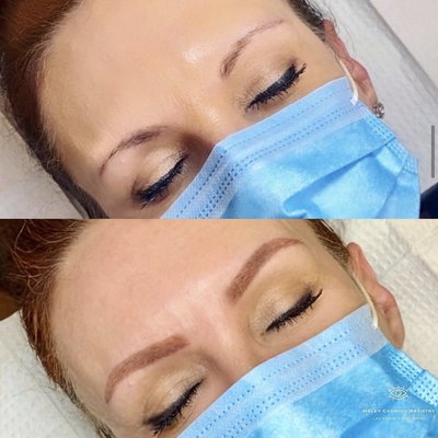 HEALED POWDER BROWS - HEALED POWDER BROWS
(before 6 week perfecting touch up)

This client wanted a more defined look to save time in the mornings. After discussing her skin type, reason for wanting brows, and aesthetic we decided on the powder method! Healed results are everything guys. Anyone can take a pretty picture immediately after the service!

Used @tinadaviesprofessional (IG) Sunset Collection in “Autumn”

💲550 - includes initial session, complimentary 6 week touch up, & full aftercare kit

✨ Results last up to 2 years - yearly color maintenance is recommended for beautiful lasting results

📍Locations in Las Vegas + San Diego

📲 Text to book 702-918-5057