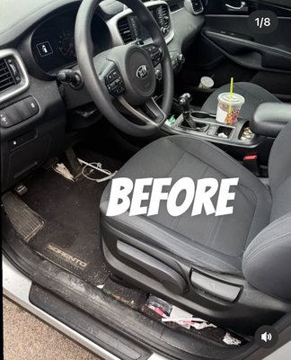 Full Interior/Exterior Detail - This client received a full interior and exterior detail right at their front steps. Full Interior/Exterior Detail - This client received a full interior and exterior detail right at their front steps.