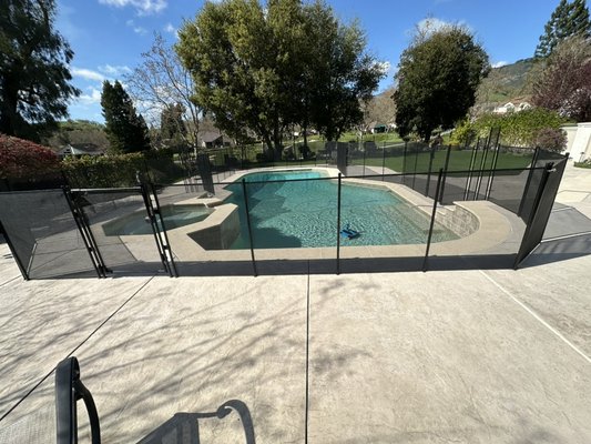 2024 Full Pool Enclosure - This beautiful home required an attractively designed pool fence to protect against entry when grandkids would be visiting. 2024 Full Pool Enclosure - This beautiful home required an attractively designed pool fence to protect against entry when grandkids would be visiting.