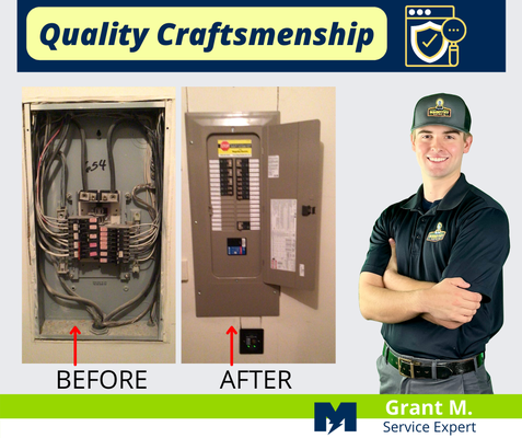 Panel upgrade - Magothy Electric Co. completed this panel replacement and the work done by their service expert, Grant, was truly amazing! If you're ever in need of electrical work, be sure to give Magothy Electric Co. a call. Panel upgrade - Magothy Electric Co. completed this panel replacement and the work done by their service expert, Grant, was truly amazing! If you're ever in need of electrical work, be sure to give Magothy Electric Co. a call.