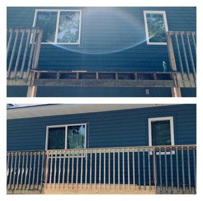 Deck railing renew - Renew deck railing Deck railing renew - Renew deck railing