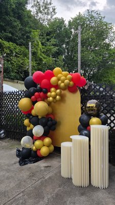 Birthday Party - Black, Red and Gold - The client planned a great party for her daughter's 20th birthday. Birthday Party - Black, Red and Gold - The client planned a great party for her daughter's 20th birthday.
