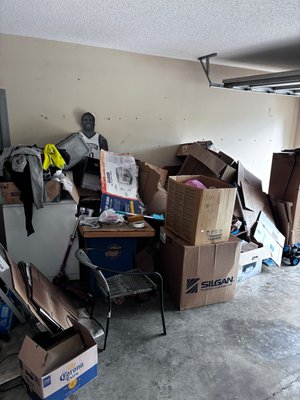 Garage Clean Out - Are you tired of looking at all that clutter in your garage? We will come out and clean it up, and haul it away. All you need to do is schedule an appointment and we will do all the heavy lifting.