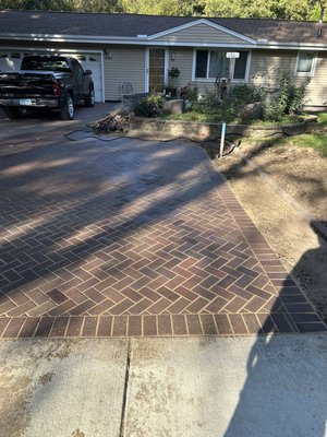 Driveway Restoration - Restored driveway back to its original condition.