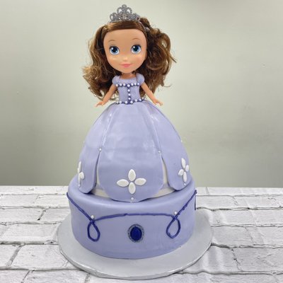 Sofia the First custom birthday party assortment. - Custom cake with matching cupcakes & cake popsicles for a “Sofia the First” themed birthday party. All hand made & created at the shop by SJ Sofia the First custom birthday party assortment. - Custom cake with matching cupcakes & cake popsicles for a “Sofia the First” themed birthday party. All hand made & created at the shop by SJ