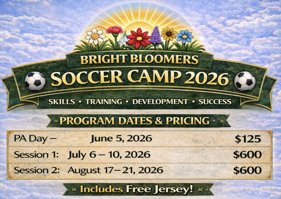 Soccer Camp 2026 - Spots are limited-Enroll now to ignite your passion for Soccer! Soccer Camp 2026 - Spots are limited-Enroll now to ignite your passion for Soccer!