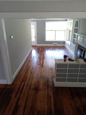 Painting & Staining - This was a 2-story home in 5607 NC_52 that required painting and floor staining on their hardwood floor, it took us approximately 3 weeks to complete project after several coats of staining. (Dry process) These new homeowners were happy and excited to move into their new. Painting & Staining - This was a 2-story home in 5607 NC_52 that required painting and floor staining on their hardwood floor, it took us approximately 3 weeks to complete project after several coats of staining. (Dry process) These new homeowners were happy and excited to move into their new.