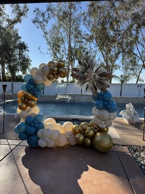 Luxury Poolside Birthday Balloon Garland - Elegant organic balloon garland in rich gold, teal, and ivory tones, styled on a modern square backdrop and accented with a stunning dried floral arrangement. Perfect for poolside celebrations, birthdays, and special events.
We create custom balloon designs to match your colors, theme, and vision, serving Sacramento and surrounding areas. Luxury Poolside Birthday Balloon Garland - Elegant organic balloon garland in rich gold, teal, and ivory tones, styled on a modern square backdrop and accented with a stunning dried floral arrangement. Perfect for poolside celebrations, birthdays, and special events.
We create custom balloon designs to match your colors, theme, and vision, serving Sacramento and surrounding areas.