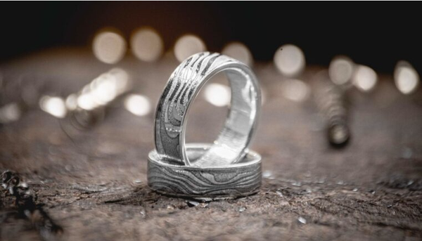 Damascus Steel Ring Class - Forge a ring to last a lifetime! This experience combines the timeless skills of blacksmithing with the delicate and intricate precision of jewelry making. Beginning with a chunk of Damascus stainless steel that was made in-house, you’ll forge your way into a remarkable, sized, fitted, and unique ring to take home and wear the very same day. Damascus Steel Ring Class - Forge a ring to last a lifetime! This experience combines the timeless skills of blacksmithing with the delicate and intricate precision of jewelry making. Beginning with a chunk of Damascus stainless steel that was made in-house, you’ll forge your way into a remarkable, sized, fitted, and unique ring to take home and wear the very same day.