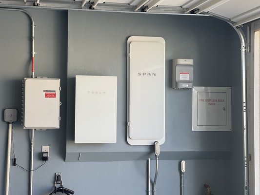 Whole-Home Smart Panel Integration - This homeowner needed a smart electrical panel that could monitor every circuit in the home, allowing them to track real-time energy usage and overall household consumption. We installed a system that works seamlessly alongside their existing battery storage setup, giving them greater visibility, efficiency, and control over their energy usage. The new smart panel helps optimize power management, monitor loads, and improve the performance of their backup energy system while providing a modern, future-ready electrical solution. Whole-Home Smart Panel Integration - This homeowner needed a smart electrical panel that could monitor every circuit in the home, allowing them to track real-time energy usage and overall household consumption. We installed a system that works seamlessly alongside their existing battery storage setup, giving them greater visibility, efficiency, and control over their energy usage. The new smart panel helps optimize power management, monitor loads, and improve the performance of their backup energy system while providing a modern, future-ready electrical solution.