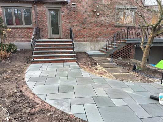 Wellesley Hills - updating masonry at a beautiful home in Wellesley Hills
