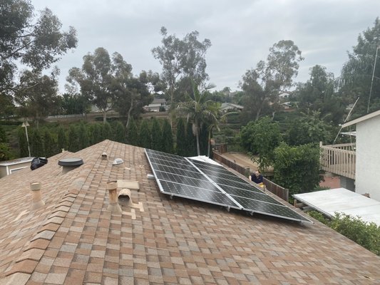 9/13/2024 Mission Viejo - On this property we helped our client by cleaning their solar panels and cleaning up whatever debris we saw. This did not include snaking the down pipes 9/13/2024 Mission Viejo - On this property we helped our client by cleaning their solar panels and cleaning up whatever debris we saw. This did not include snaking the down pipes