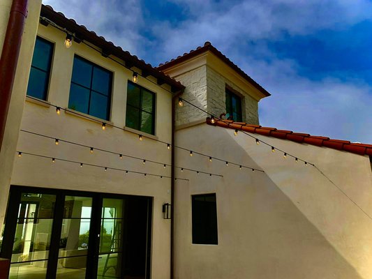 Custom string lights installation with smart dimmer - This project show how we can install string lights in custom way that won’t show any access wire and connect to a straight line of extension cord custom made for Thai installation