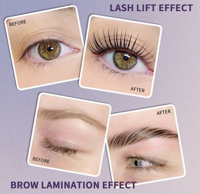 Lash Lift & Tints - “Lash lifts” lift your natural lash without extensions and can be also tinted to eliminate the necessity of mascara for 4-6 months in each session.