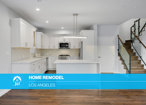 Home Remodeling in Los Angeles - Over 50 percent of homes in the United States were built before the 1980s. With outdated furniture, equipment, and layouts, one of the best things you could do for your home is invest in a room remodel, specifically kitchens. With J&I Home Design, you invest in a company that is the new generation of home remodels. We know that your kitchen is one of the most important rooms in your home. J&I Kitchen Remodeling services ensure that your kitchen not only remains an important room, but also becomes your favorite. Home Remodeling in Los Angeles - Over 50 percent of homes in the United States were built before the 1980s. With outdated furniture, equipment, and layouts, one of the best things you could do for your home is invest in a room remodel, specifically kitchens. With J&I Home Design, you invest in a company that is the new generation of home remodels. We know that your kitchen is one of the most important rooms in your home. J&I Kitchen Remodeling services ensure that your kitchen not only remains an important room, but also becomes your favorite.