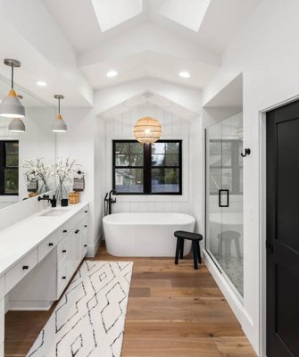 Best of Santa Barbara Bathroom Renovations - Santa Barbara Bathroom Remodel - RG Painting and Construction, Inc.
Licensed • Bonded • Trusted in Santa Barbara County for Over 20 Years
The Best of Bathroom remodel services by RG Painting and Construction, Inc., a local general contracting company known for high-end craftsmanship and seamless project management. The homeowners envisioned a space that felt like a private spa retreat—elegant, serene, and timeless—with clean lines, organic textures, and functional luxury.
Our team fully gutted the existing space and reimagined the layout to create better flow, maximize natural light, and incorporate high-end finishes that elevate both form and function. The result is a refined, light-filled bathroom with custom features, premium surfaces, and the comfort of a luxury hotel suite—right at home.
Bathroom Remodel Features:
Freestanding Soaking Tub: Centerpiece tub installed below a large picture window, perfect for peaceful views and relaxation.
Custom Walk-In Shower: Frameless glass shower with marble tile surround, built-in bench, and multi-function rain showerhead.
Vanity Upgrade: Dual-sink custom vanity with soft-close drawers, quartz countertop, and under-cabinet LED lighting.
Tile Work: Floor-to-ceiling tile design in natural stone tones for spa-like texture and durability.
Lighting: Recessed ceiling lights, sconce lighting, and a dimmable chandelier for soft, layered ambiance.
Finish Carpentry: Crown molding, baseboards, and wood trim accents throughout to tie in with the home’s coastal style.
Paint & Texture: Smooth drywall finish and fresh paint in a calming, neutral palette.
What Makes This Bathroom Remodel Stand Out:
We took a cramped, dated bathroom and redefined it as a modern, tranquil retreat. Every surface was updated, flooring, tile, cabinetry, paint, lighting, and layout, to reflect our client’s vision for elevated everyday living. As with every RG Painting and Construction project, cleanliness, communication, and craft were central from demo to final polish.
We sourced and installed all materials with precision and coordination, allowing the client to stay hands-off while still getting a fully personalized result.
Services Provided by RG Painting and Construction, Inc.:
Demolition & space reconfiguration
Plumbing & electrical updates
Custom vanity & cabinetry installation
Shower & tub install
Tile layout & installation (floors, walls, backsplash)
Drywall repair, paint & ceiling texture
Trim carpentry & finishing details
Lighting design & fixture install
Project management from start to finish
Why Santa Barbara Clients Choose Us:
At RG Painting and Construction, Inc., we’ve earned our reputation by consistently delivering high-quality remodels that are beautiful, functional, and built to last. As a licensed and bonded general contractor, we offer a complete remodeling experience that eliminates stress and elevates your home. We are known for:
Meticulous craftsmanship
Transparent pricing
Reliable scheduling
Clean, respectful crews
Local expertise in luxury home design
Exceptional service from start to finish
We serve homeowners, realtors, and designers across Santa Barbara, Montecito, Hope Ranch, Goleta, and Santa Ynez. Whether it's a full-home renovation or a single-room transformation, we bring the same dedication to detail and integrity. Best of Santa Barbara Bathroom Renovations - Santa Barbara Bathroom Remodel - RG Painting and Construction, Inc.
Licensed • Bonded • Trusted in Santa Barbara County for Over 20 Years
The Best of Bathroom remodel services by RG Painting and Construction, Inc., a local general contracting company known for high-end craftsmanship and seamless project management. The homeowners envisioned a space that felt like a private spa retreat—elegant, serene, and timeless—with clean lines, organic textures, and functional luxury.
Our team fully gutted the existing space and reimagined the layout to create better flow, maximize natural light, and incorporate high-end finishes that elevate both form and function. The result is a refined, light-filled bathroom with custom features, premium surfaces, and the comfort of a luxury hotel suite—right at home.
Bathroom Remodel Features:
Freestanding Soaking Tub: Centerpiece tub installed below a large picture window, perfect for peaceful views and relaxation.
Custom Walk-In Shower: Frameless glass shower with marble tile surround, built-in bench, and multi-function rain showerhead.
Vanity Upgrade: Dual-sink custom vanity with soft-close drawers, quartz countertop, and under-cabinet LED lighting.
Tile Work: Floor-to-ceiling tile design in natural stone tones for spa-like texture and durability.
Lighting: Recessed ceiling lights, sconce lighting, and a dimmable chandelier for soft, layered ambiance.
Finish Carpentry: Crown molding, baseboards, and wood trim accents throughout to tie in with the home’s coastal style.
Paint & Texture: Smooth drywall finish and fresh paint in a calming, neutral palette.
What Makes This Bathroom Remodel Stand Out:
We took a cramped, dated bathroom and redefined it as a modern, tranquil retreat. Every surface was updated, flooring, tile, cabinetry, paint, lighting, and layout, to reflect our client’s vision for elevated everyday living. As with every RG Painting and Construction project, cleanliness, communication, and craft were central from demo to final polish.
We sourced and installed all materials with precision and coordination, allowing the client to stay hands-off while still getting a fully personalized result.
Services Provided by RG Painting and Construction, Inc.:
Demolition & space reconfiguration
Plumbing & electrical updates
Custom vanity & cabinetry installation
Shower & tub install
Tile layout & installation (floors, walls, backsplash)
Drywall repair, paint & ceiling texture
Trim carpentry & finishing details
Lighting design & fixture install
Project management from start to finish
Why Santa Barbara Clients Choose Us:
At RG Painting and Construction, Inc., we’ve earned our reputation by consistently delivering high-quality remodels that are beautiful, functional, and built to last. As a licensed and bonded general contractor, we offer a complete remodeling experience that eliminates stress and elevates your home. We are known for:
Meticulous craftsmanship
Transparent pricing
Reliable scheduling
Clean, respectful crews
Local expertise in luxury home design
Exceptional service from start to finish
We serve homeowners, realtors, and designers across Santa Barbara, Montecito, Hope Ranch, Goleta, and Santa Ynez. Whether it's a full-home renovation or a single-room transformation, we bring the same dedication to detail and integrity.