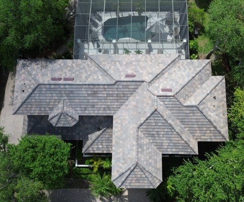 Roof Install - Innisbrook Golf Community, Palm Harbor - Take a look at this week's project in the beautiful Innisbrook Golf Community in Palm Harbor!
This Eagle Roofing Products USA tile roof features one of their new colors, Bridgeport Blend Copper in the Bel-air profile. Not only does this roof look amazing, but it was built to last! We installed Polyglass USA's two-part membrane system, with MTS and TU Plus.
Are you interested in a new tile roof? Give us a call today!
727-937-7325 Roof Install - Innisbrook Golf Community, Palm Harbor - Take a look at this week's project in the beautiful Innisbrook Golf Community in Palm Harbor!
This Eagle Roofing Products USA tile roof features one of their new colors, Bridgeport Blend Copper in the Bel-air profile. Not only does this roof look amazing, but it was built to last! We installed Polyglass USA's two-part membrane system, with MTS and TU Plus.
Are you interested in a new tile roof? Give us a call today!
727-937-7325