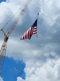 "topping off" - God bless the United States of America "topping off" - God bless the United States of America