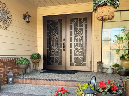 French Doors? No Problem. - Any of our door designs can be built in a double/French door. Instantly add Airflow, Visibility, Curb Appeal, and Security! French Doors? No Problem. - Any of our door designs can be built in a double/French door. Instantly add Airflow, Visibility, Curb Appeal, and Security!