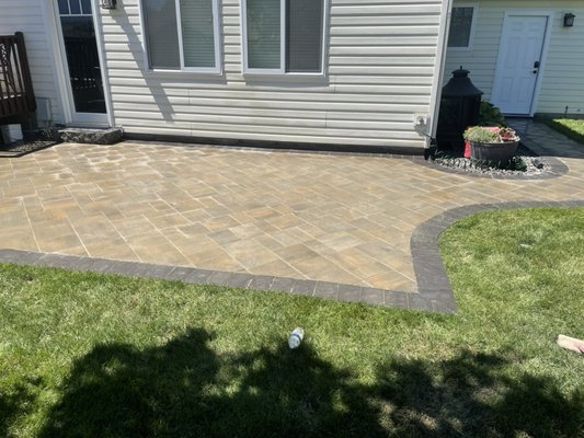 Paver job completed this week - Concrete pad removed and a quick re do of this out door space