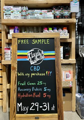 Memorial Day Sale 2022 - Preparing for our first Memorial Day Sale this weekend (May 29-31st) in our new store! 10% OFF accessories for military veterans. 10% OFF Bintelli Bikes. FREE Samples of Floyd's of Leadville CBD products with any in-store purchase. FREE gift with any bike purchase! Come in this weekend for our Memorial Day Event and test ride an e-bike and have a snack on us! Memorial Day Sale 2022 - Preparing for our first Memorial Day Sale this weekend (May 29-31st) in our new store! 10% OFF accessories for military veterans. 10% OFF Bintelli Bikes. FREE Samples of Floyd's of Leadville CBD products with any in-store purchase. FREE gift with any bike purchase! Come in this weekend for our Memorial Day Event and test ride an e-bike and have a snack on us!