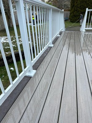 Deck and railing project in Bellevue - Deck and railing project Deck and railing project in Bellevue - Deck and railing project