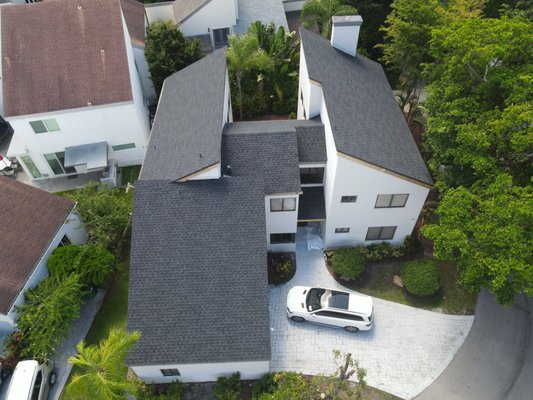 North Miami Beach Roof Replacement - This roof replacement was done on an old shingle roof that was in bad shape. We helped these homeowners revamp their roof with a GAF, TIMBERLINE HDZ CHARCOAL. North Miami Beach Roof Replacement - This roof replacement was done on an old shingle roof that was in bad shape. We helped these homeowners revamp their roof with a GAF, TIMBERLINE HDZ CHARCOAL.