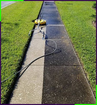 Home exterior and concrete cleanings! - Experience the transformative power of soft washing with our professional house cleaning service. Our team of experts will delicately and effectively remove years of built-up dirt, algae, and mildew from your home's exterior surfaces. Using low-pressure water and eco-friendly cleaning solutions, we'll restore the beauty and vibrancy of your house, leaving it looking fresh, revitalized, and like new. Say goodbye to unsightly stains and hello to a pristine, well-maintained home that will impress your neighbors and enhance your curb appeal. Trust us to deliver exceptional results with our specialized soft washing techniques, ensuring a thorough clean without any damage to your property.