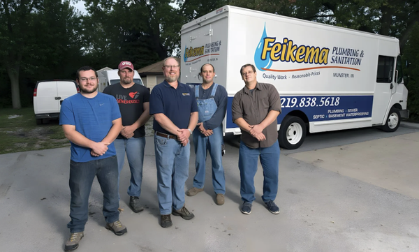 Comprehensive Plumbing Services Tailored to Your Needs - Welcome to Feikema Plumbing & Sanitation's dedicated Plumbing Services page. With over 60 years of family-owned experience serving Munster, IN, we provide a full range of expert plumbing solutions tailored to your home or business. From emergency repairs and routine service calls to drain cleaning, remodeling projects, water heater installation, gas line maintenance, pipe thawing, and sump pump installations—we deliver professional, reliable service backed by our legacy of integrity and quality workmanship. Comprehensive Plumbing Services Tailored to Your Needs - Welcome to Feikema Plumbing & Sanitation's dedicated Plumbing Services page. With over 60 years of family-owned experience serving Munster, IN, we provide a full range of expert plumbing solutions tailored to your home or business. From emergency repairs and routine service calls to drain cleaning, remodeling projects, water heater installation, gas line maintenance, pipe thawing, and sump pump installations—we deliver professional, reliable service backed by our legacy of integrity and quality workmanship.