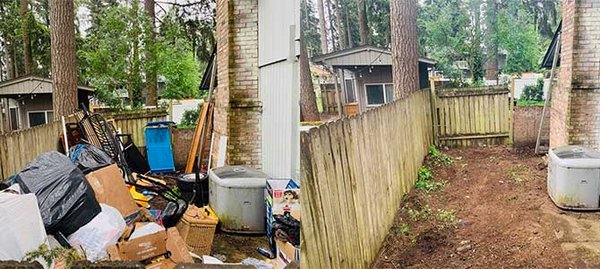 Before & After Happy Clients - Explore our Dallas junk removal transformations in our before-and-after photos. See, cluttered spaces turn into calm havens with our efficient and eco-friendly methods.
The 'before' pics show the initial mess, while the 'after' scenes reveal our team's hard work. We don't just remove junk; we recycle, upcycle, and donate, supporting the environment.
Our commitment to being eco-friendly is clear in every photo, showing a cleaner, greener way to live. Experience the joy of organized living spaces and their positive impact on your life. We go beyond cleanup; we turn 'junk' into valuable resources. Before & After Happy Clients - Explore our Dallas junk removal transformations in our before-and-after photos. See, cluttered spaces turn into calm havens with our efficient and eco-friendly methods.
The 'before' pics show the initial mess, while the 'after' scenes reveal our team's hard work. We don't just remove junk; we recycle, upcycle, and donate, supporting the environment.
Our commitment to being eco-friendly is clear in every photo, showing a cleaner, greener way to live. Experience the joy of organized living spaces and their positive impact on your life. We go beyond cleanup; we turn 'junk' into valuable resources.