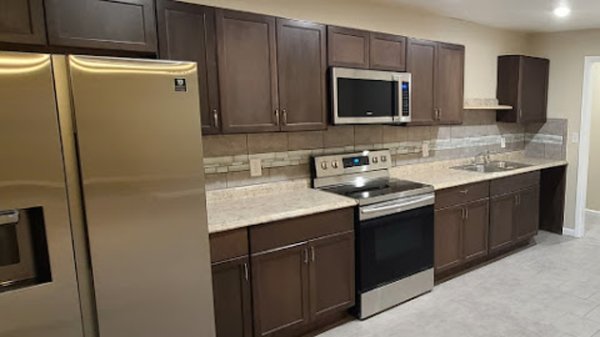 Kitchen remodel 2018 - Revived after Complete destruction due to a fire. but now it is pretty much a brand new house rebuild from the skeleton on. Kitchen remodel 2018 - Revived after Complete destruction due to a fire. but now it is pretty much a brand new house rebuild from the skeleton on.