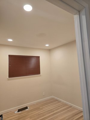 Recessed Lighting - We transformed this home by designing and installing a brand-new recessed LED lighting system where none previously existed. Each light was strategically placed for optimal brightness and ambiance, with new wiring and individual dimmer controls for every lighting zone. The entire installation was completed cleanly and efficiently with no drywall damage, delivering a sleek, modern finish. Recessed Lighting - We transformed this home by designing and installing a brand-new recessed LED lighting system where none previously existed. Each light was strategically placed for optimal brightness and ambiance, with new wiring and individual dimmer controls for every lighting zone. The entire installation was completed cleanly and efficiently with no drywall damage, delivering a sleek, modern finish.