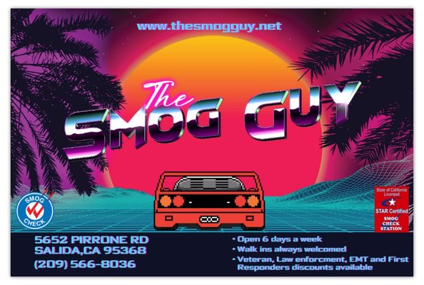 New Winter flyers - Check out our new flyers. Look out for them this winter on your car to get a $10.00 off discount on your next smog.