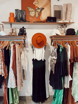 New cloths, New styles - Stop in the shop this week and see the latest clothing styles. Shop for your summer getaway or a closet refresh. New boot and hat styles have arrived. New cloths, New styles - Stop in the shop this week and see the latest clothing styles. Shop for your summer getaway or a closet refresh. New boot and hat styles have arrived.