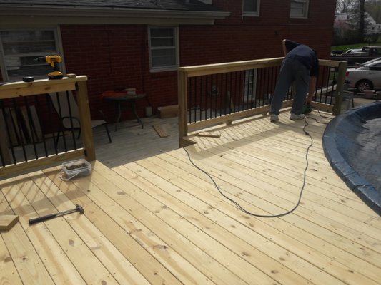 Pool Decks - Pool decks we aslo have visuals of our other work and service in the Deck Siding Portfolio.