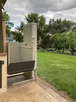 Vertical Platform Lift Install - Residential Bruno Vertical Platform Lift. Call to set up a free quote today! Vertical Platform Lift Install - Residential Bruno Vertical Platform Lift. Call to set up a free quote today!