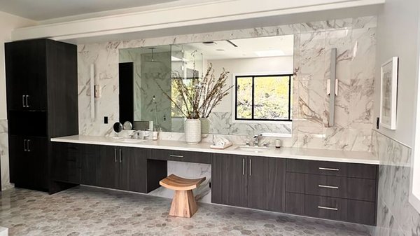 Modern Custom Bathrooms Remodel in San Juan Capistrano - This breathtaking Modern Custom Bathrooms Remodel in San Juan Capistrano, Orange County, showcases MTD Kitchen’s custom cabinetry and remodeling expertise throughout every space.
The bathroom features custom cabinetry, elegant finishes, and thoughtful storage solutions that create a serene and sophisticated retreat while maximizing functionality.

Contact us today and let’s turn your ideas into a beautiful, functional space.