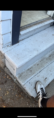 Restoration of the old staircase - This staircase was rotten and wobbly, my costumer called me for fix it we are just bought new woods for staircase and did new one more stronger