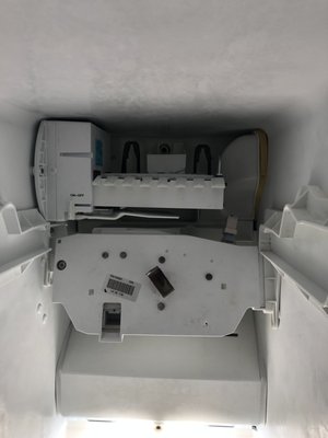 Refrigerator GE ice maker not working - Refrigerator GE
Issue: ice maker not working
During diagnosis, an unusual noise in the ice maker was detected. Ice was not dispensing from the ice maker. Repair is not feasible.
Solution: Replacement of the ice maker. Refrigerator GE ice maker not working - Refrigerator GE
Issue: ice maker not working
During diagnosis, an unusual noise in the ice maker was detected. Ice was not dispensing from the ice maker. Repair is not feasible.
Solution: Replacement of the ice maker.