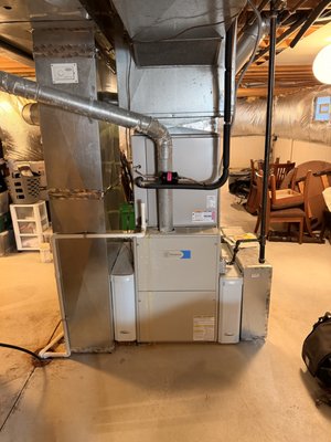 Lennox Dual Fuel System Installation - We recently completed a full HVAC upgrade featuring a high-efficiency Lennox dual fuel system—and the results speak for themselves.
This home was previously running on an older, single-stage 80% gas furnace paired with a 14 SEER heat pump. While functional, systems like that tend to struggle with temperature consistency, energy efficiency, and overall comfort—especially during Ohio’s temperature swings.
Our team installed a Lennox 21 SEER inverter-driven heat pump along with a 99% efficient modulating natural gas furnace. This combination creates a true dual fuel system, automatically switching between electric and gas heat depending on outdoor conditions to maximize both comfort and efficiency.
From a comfort standpoint, the difference is night and day. The inverter heat pump runs at variable speeds, meaning it can make small, precise adjustments instead of constantly turning on and off. That results in more even temperatures throughout the home, better humidity control, and a quieter overall operation. When temperatures drop, the modulating furnace steps in and adjusts its output in fine increments—delivering exactly the amount of heat needed without the temperature swings you get from single-stage equipment.
On the installation side, we took a detailed, system-focused approach. That included evaluating the existing ductwork, ensuring proper airflow, upgrading electrical components where needed, and dialing in the system with precise commissioning and setup. We also configured the controls so the system transitions seamlessly between heat pump and furnace operation, giving the homeowner the best performance without having to think about it.
The end result is a system that not only runs more efficiently, but also delivers a noticeably higher level of comfort in every room of the home.
If you’re still running older single-stage equipment, upgrades like this can be a game changer—both in how your home feels and how much energy you use. Lennox Dual Fuel System Installation - We recently completed a full HVAC upgrade featuring a high-efficiency Lennox dual fuel system—and the results speak for themselves.
This home was previously running on an older, single-stage 80% gas furnace paired with a 14 SEER heat pump. While functional, systems like that tend to struggle with temperature consistency, energy efficiency, and overall comfort—especially during Ohio’s temperature swings.
Our team installed a Lennox 21 SEER inverter-driven heat pump along with a 99% efficient modulating natural gas furnace. This combination creates a true dual fuel system, automatically switching between electric and gas heat depending on outdoor conditions to maximize both comfort and efficiency.
From a comfort standpoint, the difference is night and day. The inverter heat pump runs at variable speeds, meaning it can make small, precise adjustments instead of constantly turning on and off. That results in more even temperatures throughout the home, better humidity control, and a quieter overall operation. When temperatures drop, the modulating furnace steps in and adjusts its output in fine increments—delivering exactly the amount of heat needed without the temperature swings you get from single-stage equipment.
On the installation side, we took a detailed, system-focused approach. That included evaluating the existing ductwork, ensuring proper airflow, upgrading electrical components where needed, and dialing in the system with precise commissioning and setup. We also configured the controls so the system transitions seamlessly between heat pump and furnace operation, giving the homeowner the best performance without having to think about it.
The end result is a system that not only runs more efficiently, but also delivers a noticeably higher level of comfort in every room of the home.
If you’re still running older single-stage equipment, upgrades like this can be a game changer—both in how your home feels and how much energy you use.