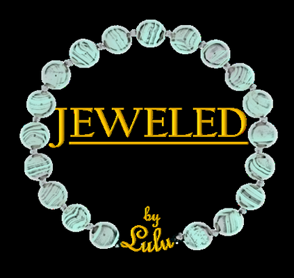 Jeweled By Lulu Logo - Original Logo Design and jewelry display created by VIP for small business owner Jeweled by Lulu. Jeweled By Lulu Logo - Original Logo Design and jewelry display created by VIP for small business owner Jeweled by Lulu.