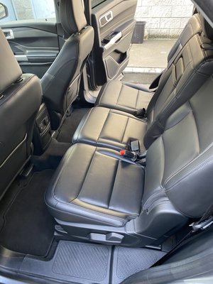 Ford Explorer Interior Detail - This was the full interior detail costing $80. It includes a vacuum and plastic/leather cleaning. This particular detail had a lot of pet hair which took some time to clean, but the result turned out great.