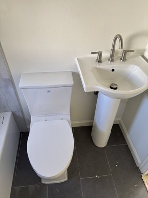 Out with the old toilet - Do you have a existing toilet that leaks? Maybe it takes 2 flushes? Outdated? We can help! Having the right toilet can make the difference in your bathroom. Having a new toilet installed can be daunting, but with us its a breeze. Have us come out and make sure the best seat in the house is done properly.