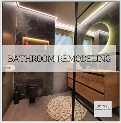 Bathroom Remodeling - this tub was in bad shape! we replaced the plumbing in places where there was a problem, We also partially replaced the electrics, replaced the window with a new one, replaced the shetrak, made waterproofing, and installed excellent tiles