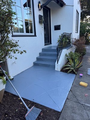 Porch paint. - Complete porch painting, executed with professional finish and attention to detail, enhancing both the aesthetic and durability of the outdoor space