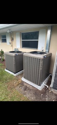 Melbourne Beach 2 System Installation - On this project we installed 2 new HVAC systems in Melbourne Beach Florida. The customer was having high electric bills and uneven temperatures in the home. We installed two variable speed systems that will help control humidity better and save money on their electric bills. Melbourne Beach 2 System Installation - On this project we installed 2 new HVAC systems in Melbourne Beach Florida. The customer was having high electric bills and uneven temperatures in the home. We installed two variable speed systems that will help control humidity better and save money on their electric bills.