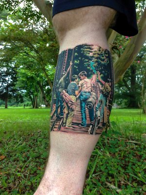 A few tattoos done by artist Jerry Pipkins - These tattoos were done by our artist Jerry Pipkins. Jerry’s primary focus is realistic tattoos. Jerry has been a professional tattoo artist in the greater Panama City area for more than 10 years. To see more work done by this artist or to learn more about Seventh Seal, please click our website link on this profile.